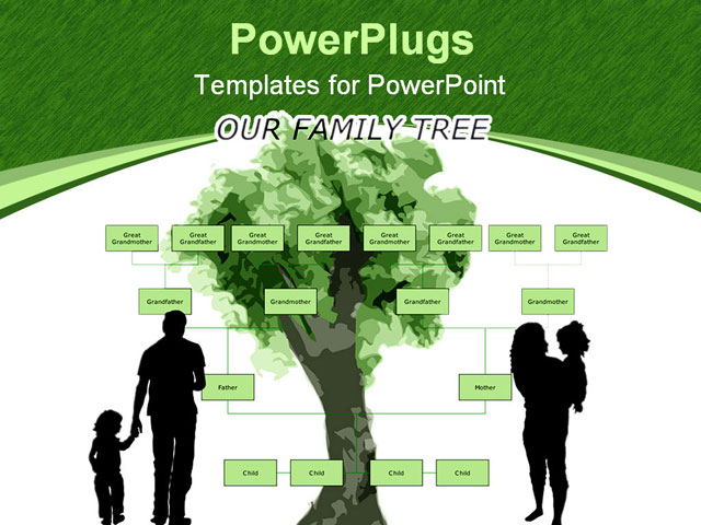 family health tree template. PowerPoint PPT Template