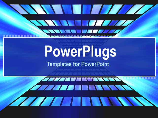 PowerPoint Template: Abstract digital animated background with glowing  lights (1581)